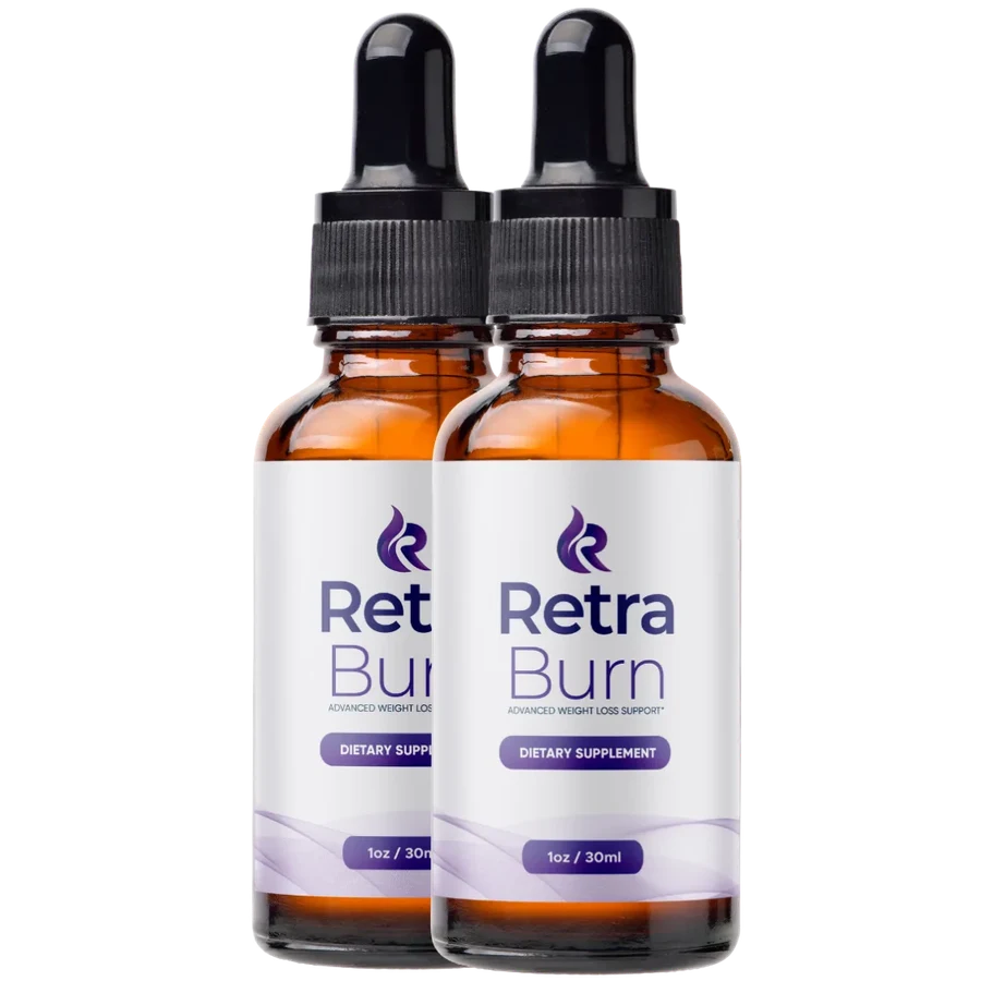 RetraBurn liquid drops bottles
